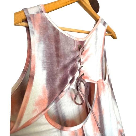 CY Fashion, multi color dress, POCKETS, cut out/tie back, swing/flowy - Picture 9 of 16